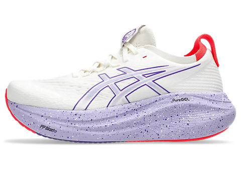 Giày Chạy Bộ Nữ Asics Gel Nimbus 27 Tokyo - Cream/Edo Purple 