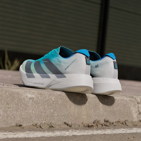  Giày Chạy Bộ Nam ADIDAS Adizero Adios Pro 4 - Hi-Res Aqua/ Iron Metallic/ Grey One 