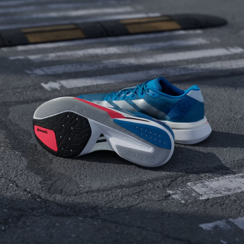 Giày Chạy Bộ Nam ADIDAS Adizero Boston 13 - Solar Blue/ Silver Metallic/ Dark Solar Blue 