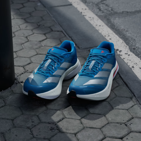  Giày Chạy Bộ Nam ADIDAS Adizero Boston 13 - Solar Blue/ Silver Metallic/ Dark Solar Blue 