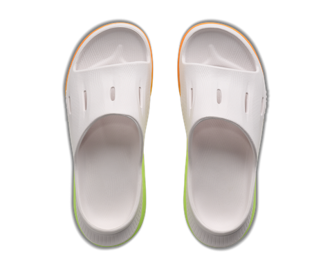  Dép Phục Hồi Unisex HOKA Ora Recovery Slide 3 - White / Neon Yuzu 