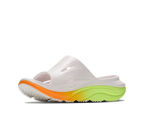  Dép Phục Hồi Unisex HOKA Ora Recovery Slide 3 - White / Neon Yuzu 