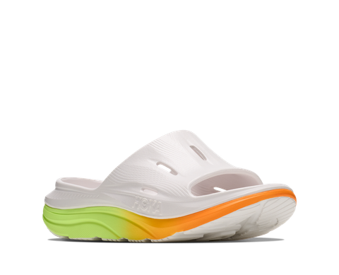  Dép Phục Hồi Unisex HOKA Ora Recovery Slide 3 - White / Neon Yuzu 