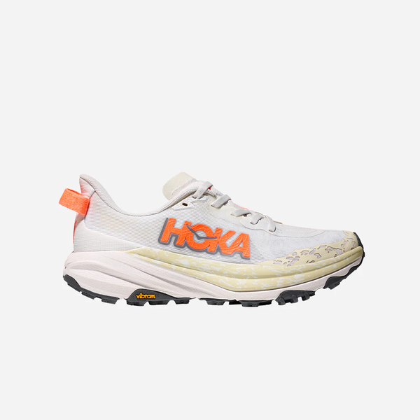  Giày Chạy Bộ Nữ Hoka Speedgoat 6 Trail - WHITE / NE 