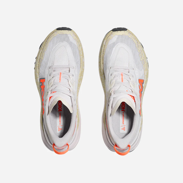  Giày Chạy Bộ Nữ Hoka Speedgoat 6 Trail - WHITE / NE 