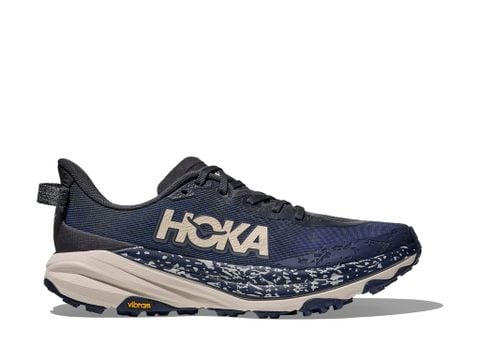  Giày Chạy Bộ Nam Hoka Speedgoat 6 Wide Trail - Charcoal Grey/Midnight Blue 