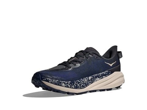  Giày Chạy Bộ Nam Hoka Speedgoat 6 Wide Trail - Charcoal Grey/Midnight Blue 