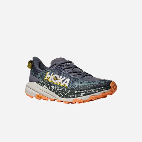  Giày Chạy Bộ Nữ Hoka Speedgoat 6 Trail - Grey Skies/ Cosmic Grey 