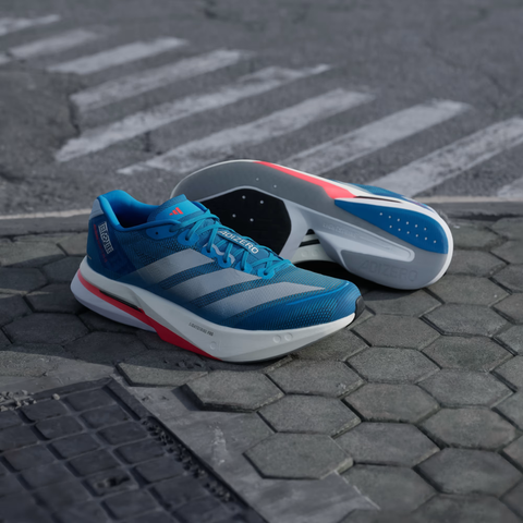  Giày Chạy Bộ Nam ADIDAS Adizero Boston 13 - Solar Blue/ Silver Metallic/ Dark Solar Blue 