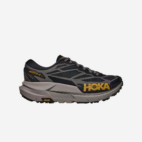  Giày Chạy Bộ Nam Hoka Mafate X - Black / Cement 
