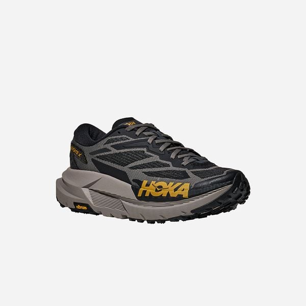  Giày Chạy Bộ Nam Hoka Mafate X - Black / Cement 