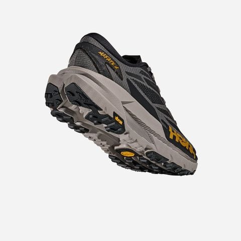  Giày Chạy Bộ Nam Hoka Mafate X - Black / Cement 