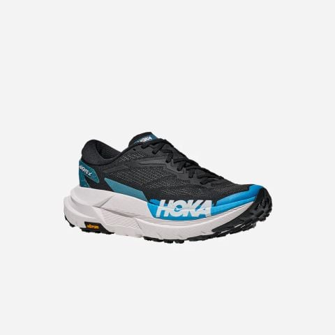  Giày Chạy Bộ Nam Hoka Mafate X Trail - Black / Skyward Blue 