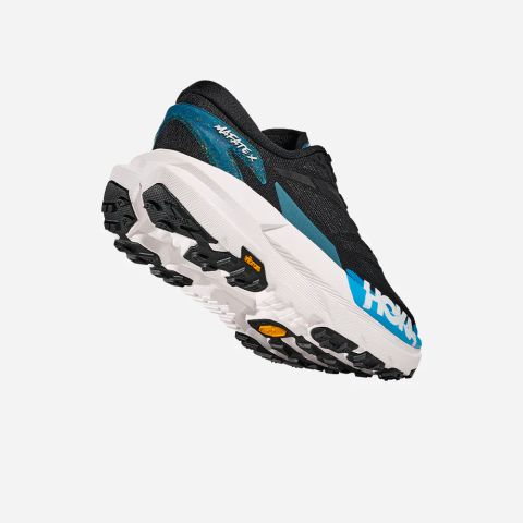  Giày Chạy Bộ Nam Hoka Mafate X Trail - Black / Skyward Blue 