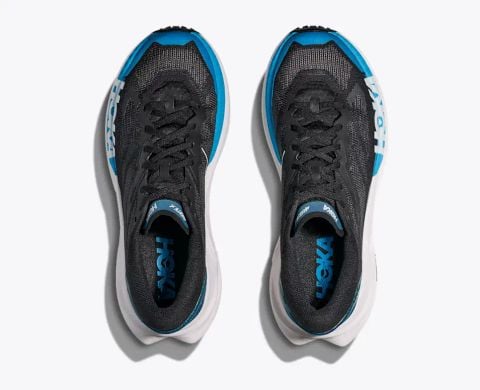  Giày Chạy Bộ Nam Hoka Mafate X Trail - Black / Skyward Blue 