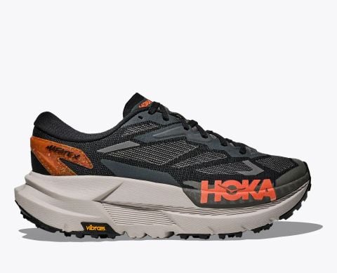  Giày Chạy Bộ Nữ Hoka Mafate X - Black / Stucco 