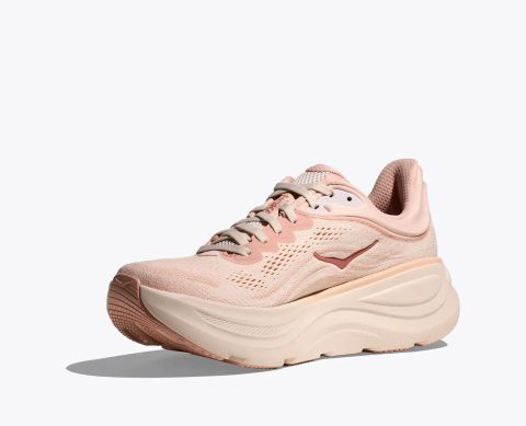  Giày Chạy Bộ Nữ Hoka Bondi 9 Road - Rose Latte / Rose Cream 