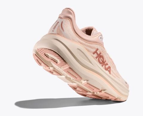  Giày Chạy Bộ Nữ Hoka Bondi 9 Road - Rose Latte / Rose Cream 