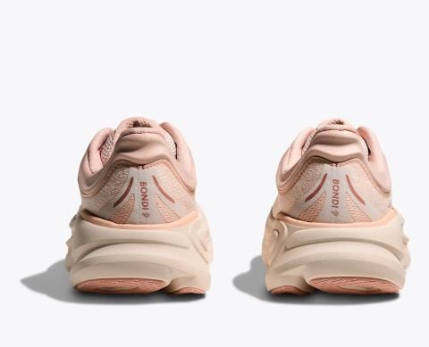  Giày Chạy Bộ Nữ Hoka Bondi 9 Road - Rose Latte / Rose Cream 