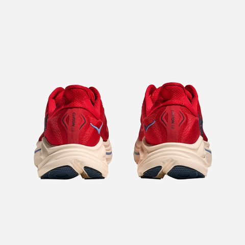  Giày Chạy Bộ Nam Hoka Clifton 10 Wide - Vermillion / Varsity Navy 