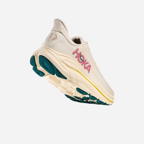  Giày Chạy Bộ Nữ Hoka Clifton 10 Wide - Birch / Alabaster 