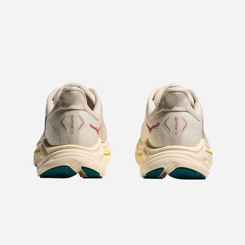  Giày Chạy Bộ Nữ Hoka Clifton 10 Wide - Birch / Alabaster 