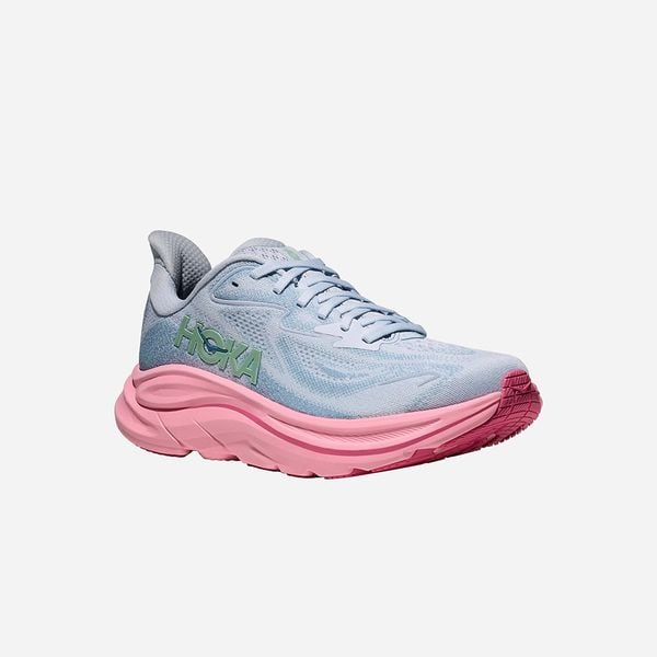  Giày Chạy Bộ Nữ Hoka Clifton 10 Wide - Overcast / Petal 