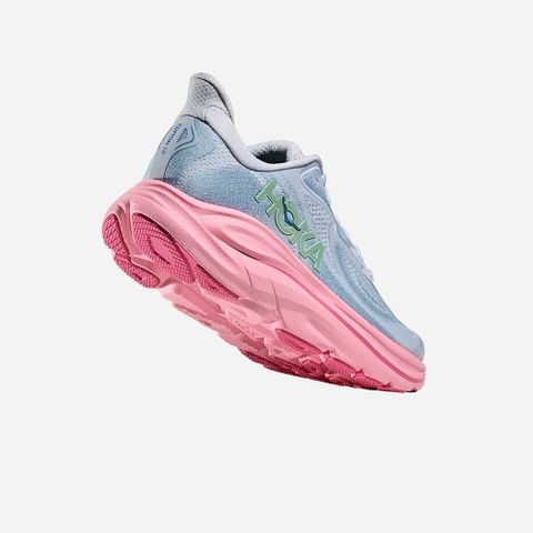  Giày Chạy Bộ Nữ Hoka Clifton 10 Wide - Overcast / Petal 