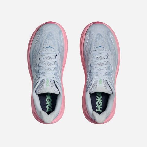  Giày Chạy Bộ Nữ Hoka Clifton 10 Wide - Overcast / Petal 