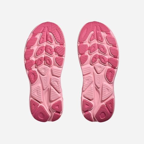  Giày Chạy Bộ Nữ Hoka Clifton 10 Wide - Overcast / Petal 