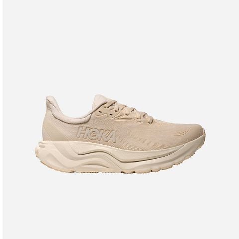 Giày Chạy Bộ Nữ Hoka Arahi 8 Wide Road - Birch/ Alabaster 