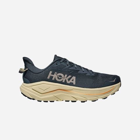  Giày Chạy Bộ Nam Hoka Challenger 8 Wide - Faded Navy / Pampas Grass 