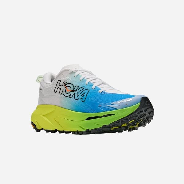  Giày Chạy Bộ Nam Hoka Mafate 5 - Frost / Citrus 