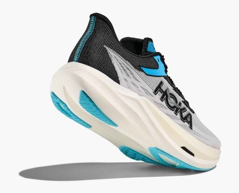  Giày Chạy Bộ Unisex HOKA Rocket X 3 - White / Black 