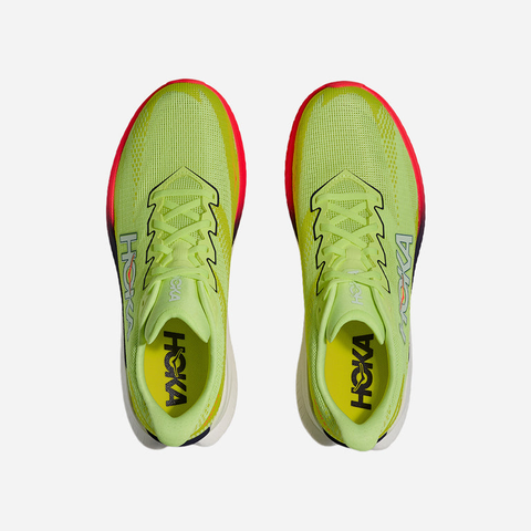  Giày Chạy Bộ Nam Hoka Mach X 3 Wide - Neon Yuzu / Squid Ink 