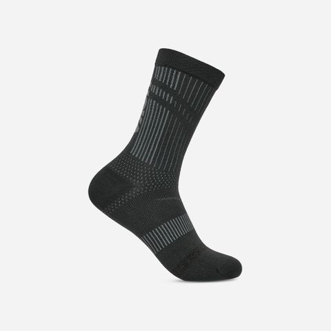  Vớ Thể Thao HOKA Trail Run Crew 1170332-BLK - Đen 