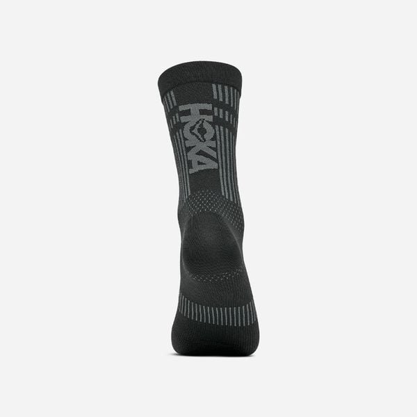  Vớ Thể Thao HOKA Trail Run Crew 1170332-BLK - Đen 