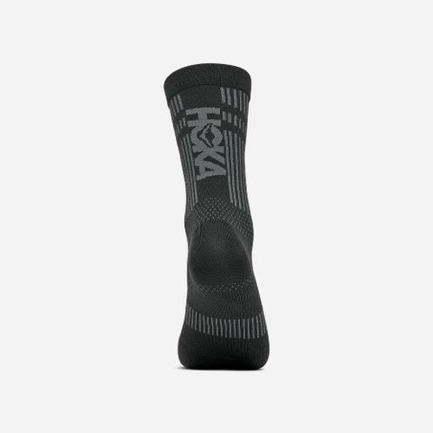  Vớ Thể Thao HOKA Trail Run Crew 1170332-BLK - Đen 