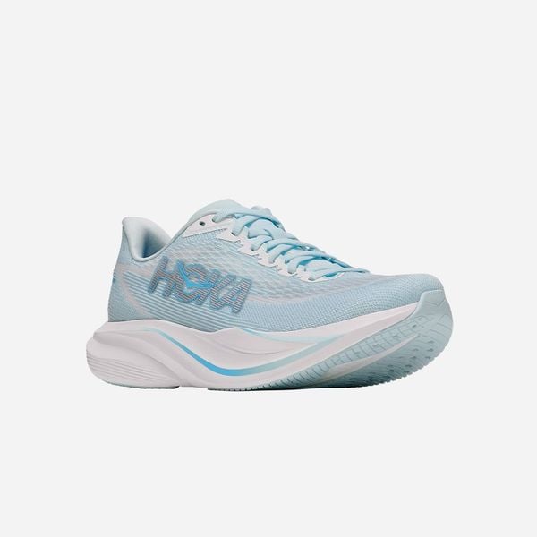  Giày Chạy Bộ Nữ HOKA Mach 7 - Glimmering Blue / Frost 
