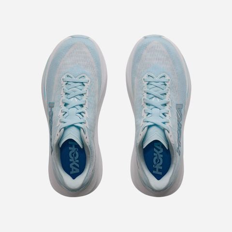  Giày Chạy Bộ Nữ HOKA Mach 7 - Glimmering Blue / Frost 