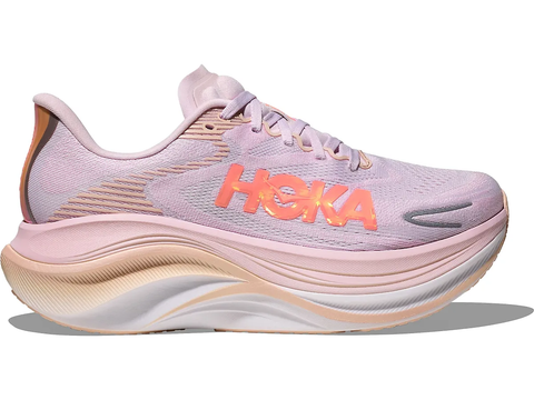  Giày Chạy Bộ Nữ Hoka Skyward X 2 - Lilac Cream / Tangerine Glow 