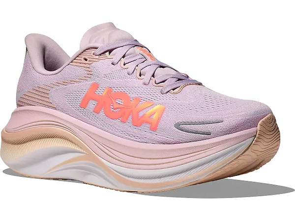  Giày Chạy Bộ Nữ Hoka Skyward X 2 - Lilac Cream / Tangerine Glow 