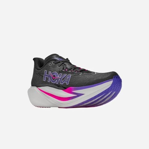  Giày Chạy Bộ Unisex HOKA Cielo X1 3.0 - Carbon Black / Black 