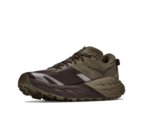  Giày Chạy Địa Hình Nam Hoka Speedgoat 7 - Antique Olive / Black 
