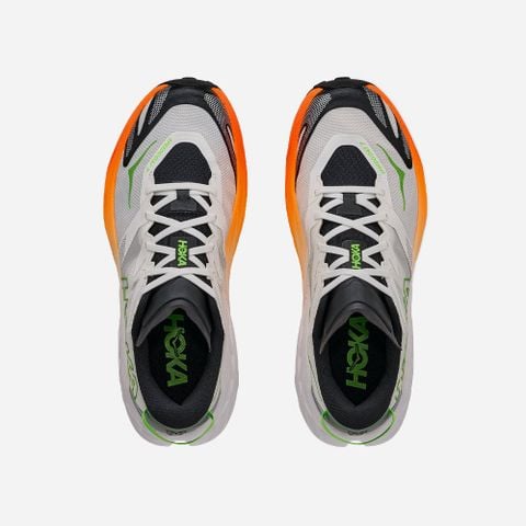  Giày Chạy Trail Nam HOKA Speedgoat 7 Wide - Frost / Neon Tangerine 