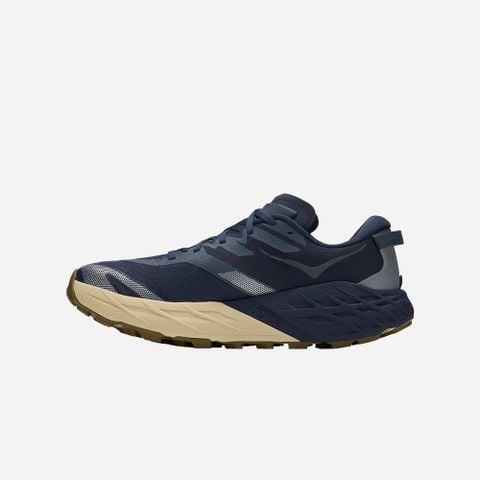  Giày Chạy Địa Hình Nam HOKA Speedgoat 7 - Varsity Navy/Barley Flour 