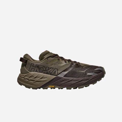  Giày Chạy Địa Hình Nam Hoka Speedgoat 7 - Antique Olive / Black 