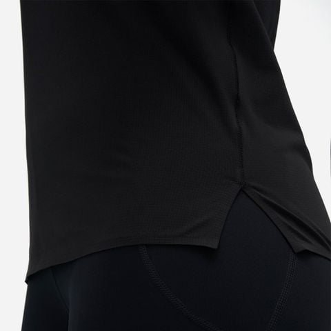  Áo Thun Chạy Bộ Nữ Tay Ngắn Hoka Everyrun Short Sleeve 1175856-BLK - Đen 