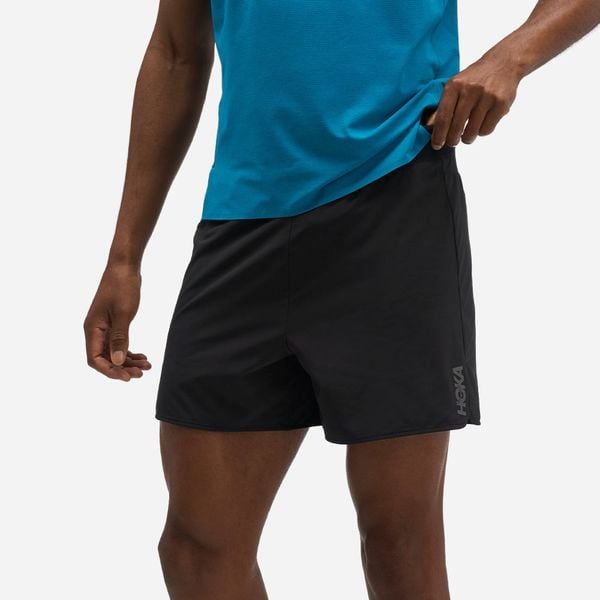  Quần Short Chạy Bộ Nam Hoka Glide 5'' With Brief - Black 