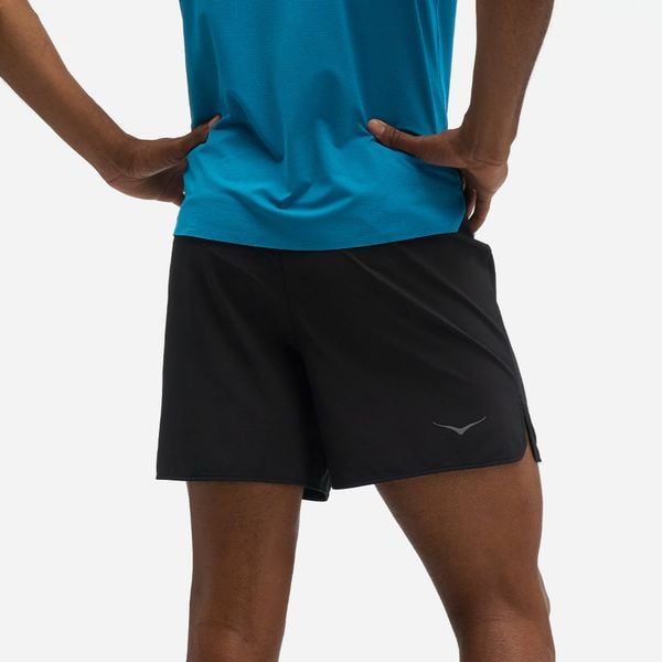  Quần Short Chạy Bộ Nam Hoka Glide 5'' With Brief - Black 